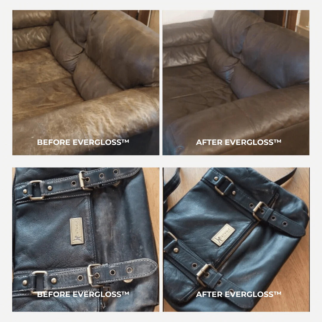 EverGloss™ | Baume de réparation pour cuir et meubles + pinceau applicateur
